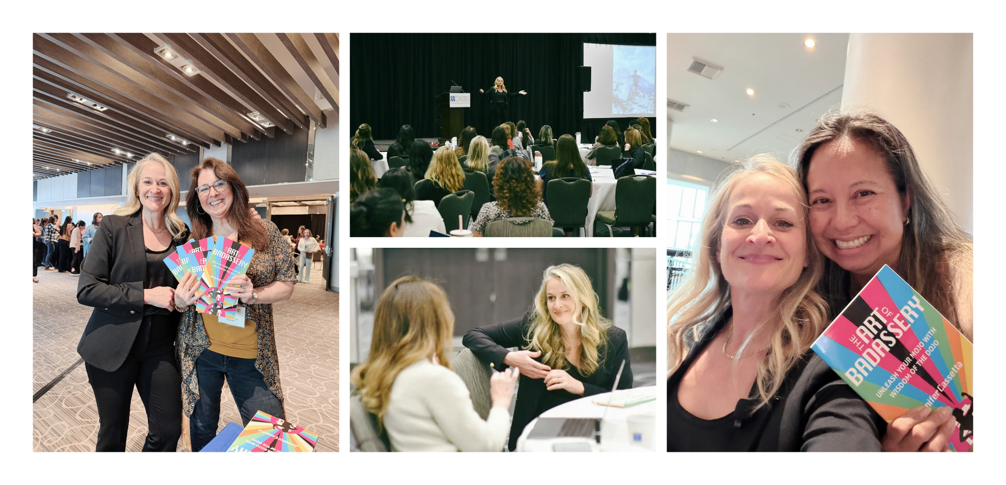 Women’s leadership keynote at CASBO Women in Leadership featuring The Art of Badassery